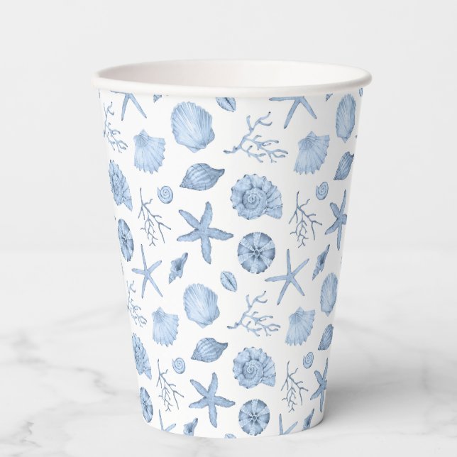 Seashells Paper Cups (Front)