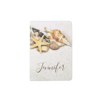 Seashells Passport Holder by CarriesCamera at Zazzle