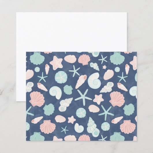 seashells pattern (Front/Back)