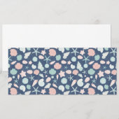 seashells pattern (Front/Back)