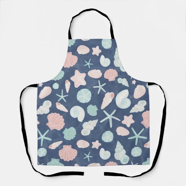 seashells pattern apron (Front)