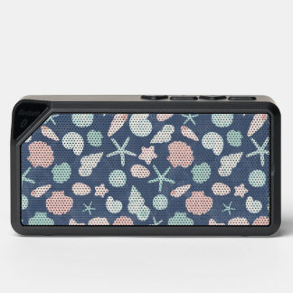 seashells pattern bluetooth speaker