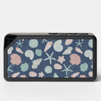 seashells pattern bluetooth speaker