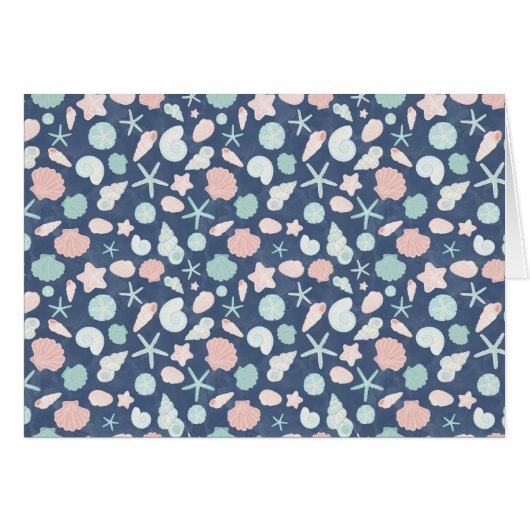 seashells pattern cards (Front Horizontal)