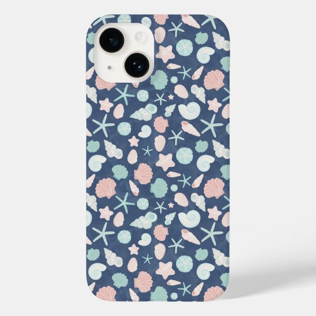 seashells pattern Case-Mate iPhone case (Back)