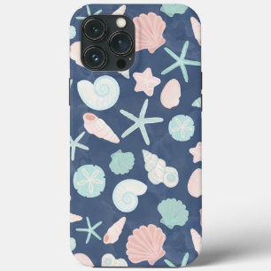 seashells pattern iPhone 13 pro max case