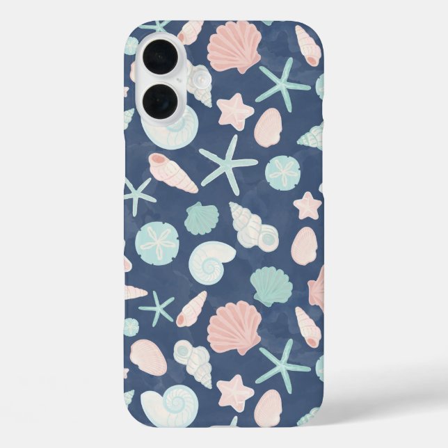 seashells pattern Case-Mate iPhone case (Back)