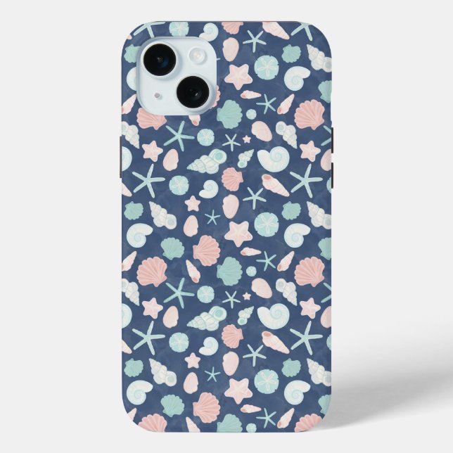 seashells pattern Case-Mate iPhone case (Back)