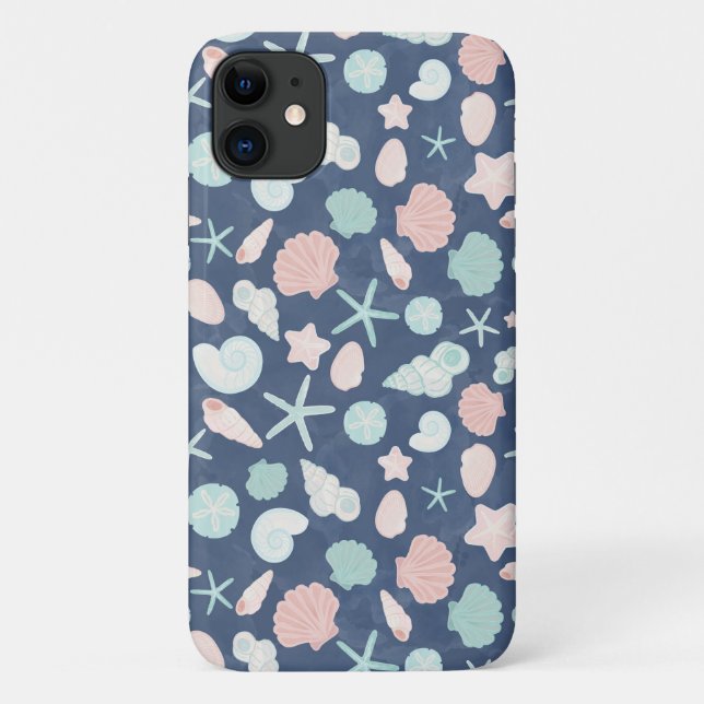 seashells pattern Case-Mate iPhone case (Back)