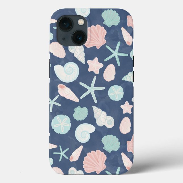 seashells pattern Case-Mate iPhone case (Back)