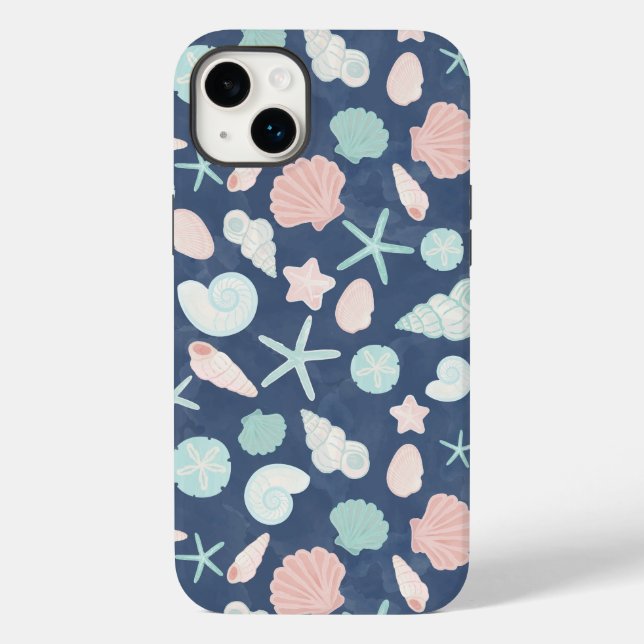 seashells pattern Case-Mate iPhone case (Back)