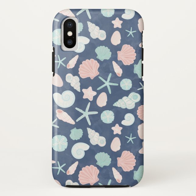 seashells pattern Case-Mate iPhone case (Back)