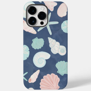 seashells pattern Case-Mate iPhone 14 pro max case