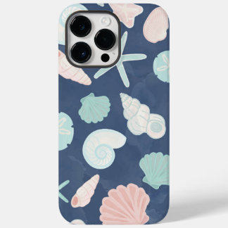 seashells pattern Case-Mate iPhone 14 pro max case