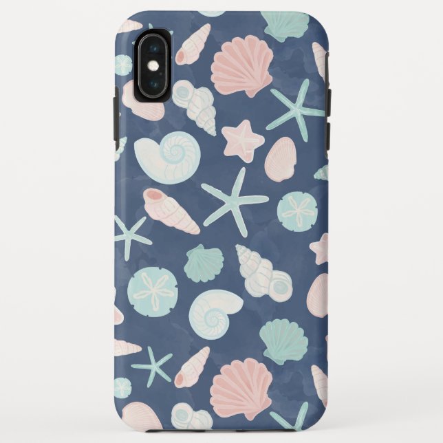 seashells pattern Case-Mate iPhone case (Back)