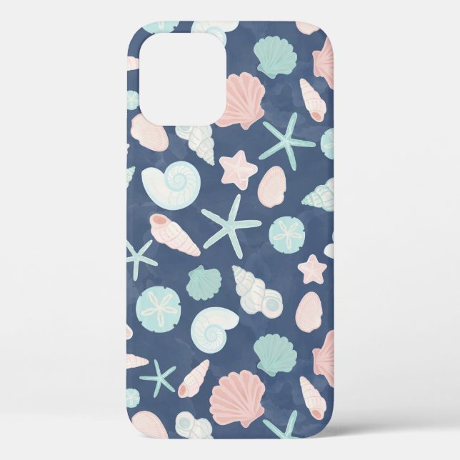 seashells pattern Case-Mate iPhone case (Back)