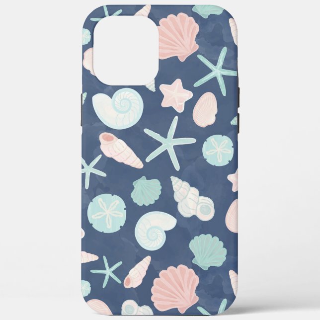 seashells pattern Case-Mate iPhone case (Back)