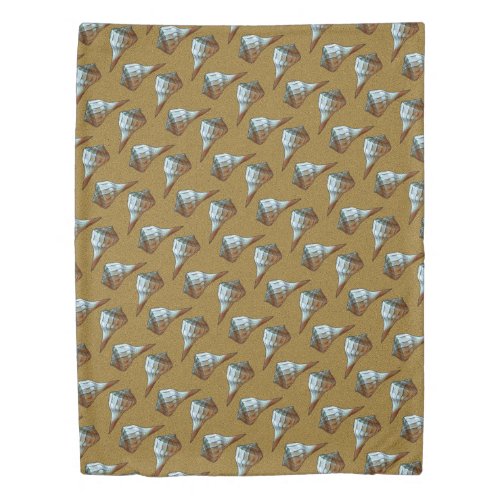 Seashells Pattern Duvet Cover
