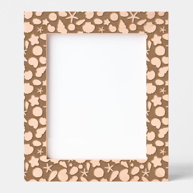 seashells pattern engraved frames (Front)