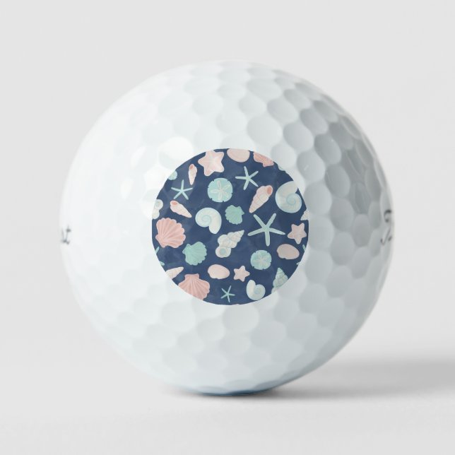 seashells pattern golf balls (Front)