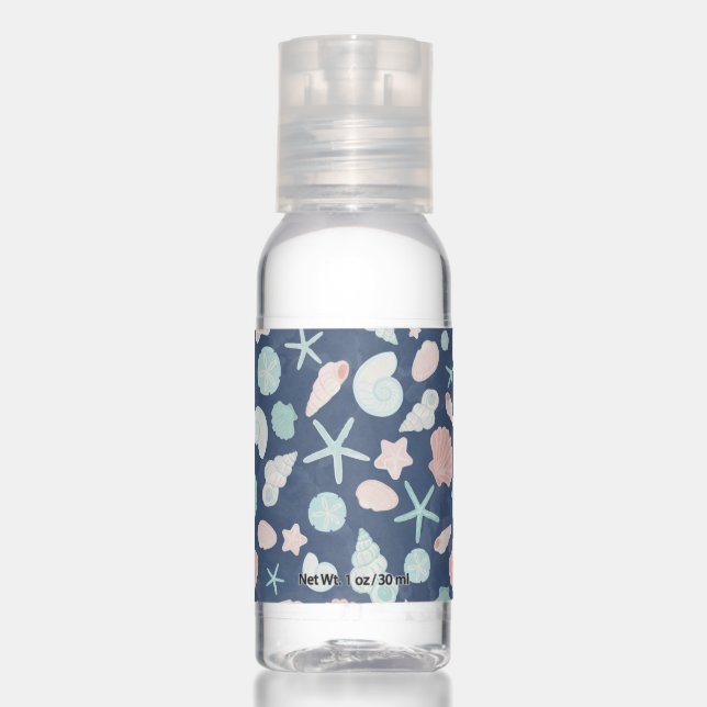 seashells pattern hand sanitizer (Front)
