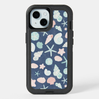 seashells pattern iPhone 15 case