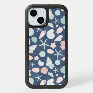 seashells pattern iPhone 15 case