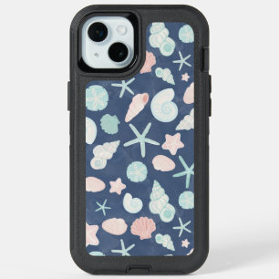 seashells pattern iPhone 15 plus case