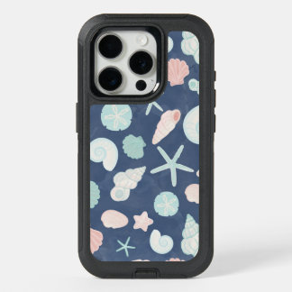 seashells pattern iPhone 15 pro case