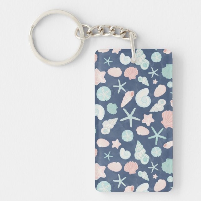 seashells pattern keychain (Front)