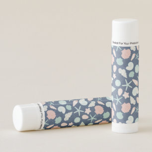 seashells pattern lip balm