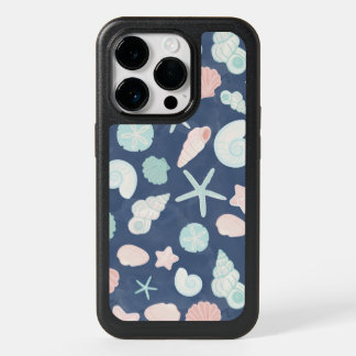 seashells pattern OtterBox iPhone 14 pro case