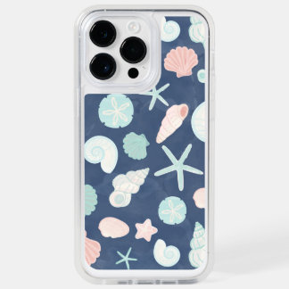 seashells pattern OtterBox iPhone 14 pro max case