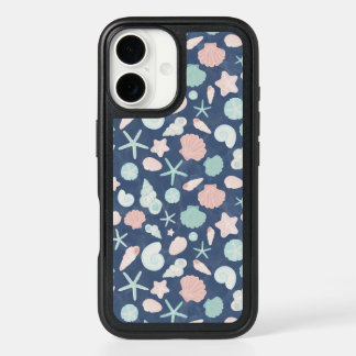 seashells pattern iPhone 16 case