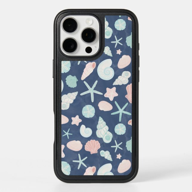 seashells pattern otterbox iPhone case (Back)