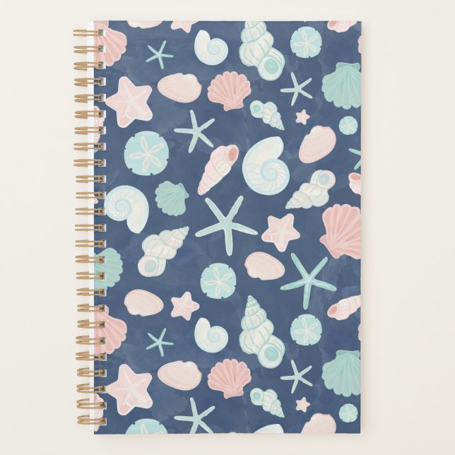 seashells pattern planner (Front)