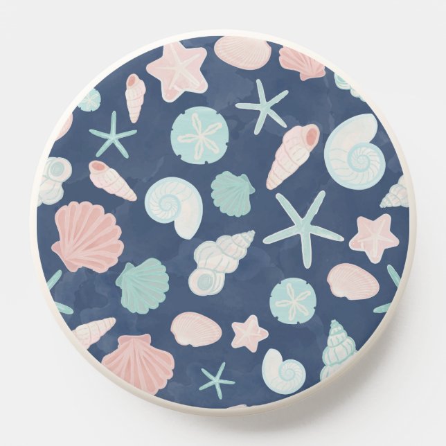seashells pattern PopSocket (Popsocket)