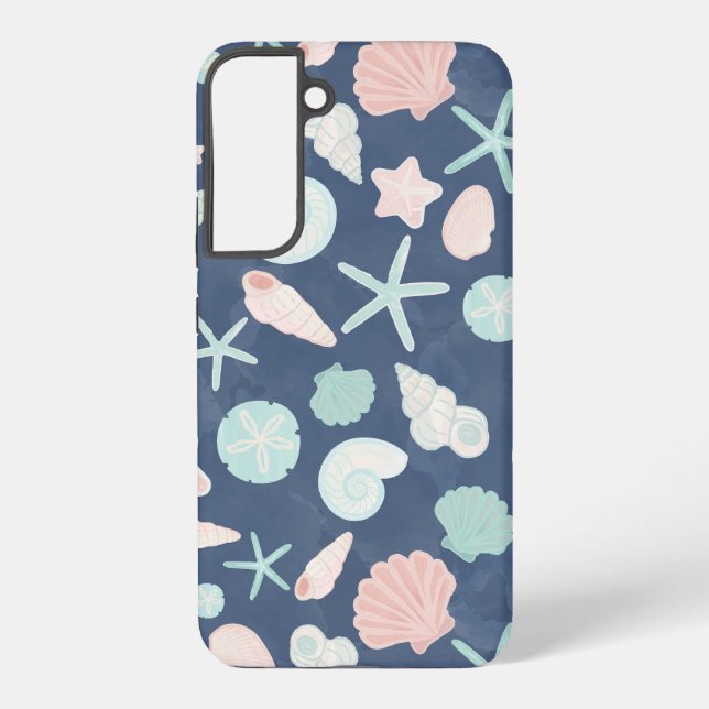 seashells pattern samsung galaxy case (Back)