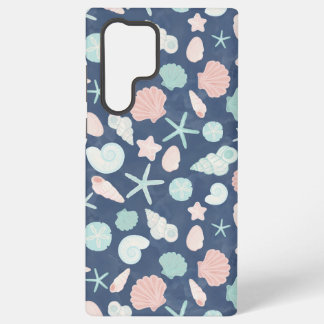 seashells pattern samsung galaxy s22 ultra case