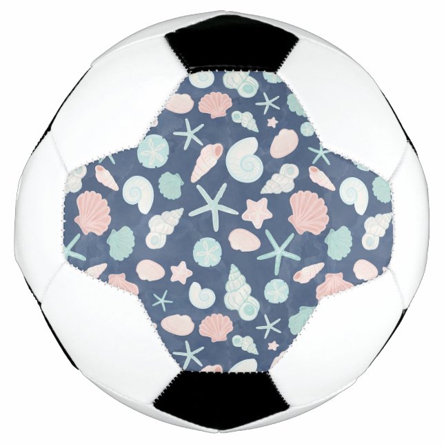 seashells pattern soccer ball (Front)