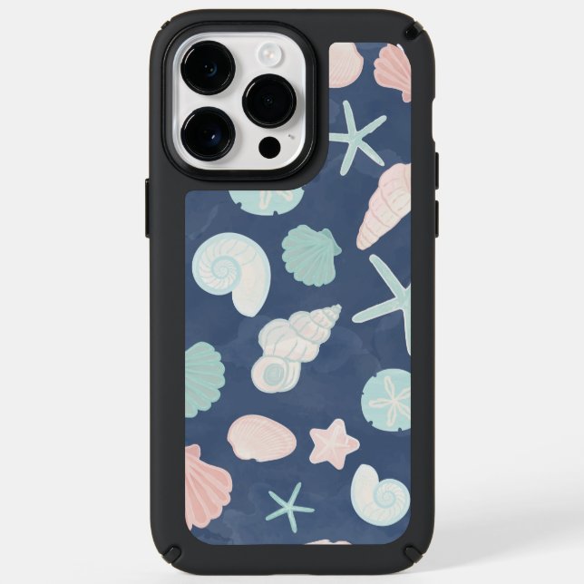 seashells pattern speck iPhone case (Front)