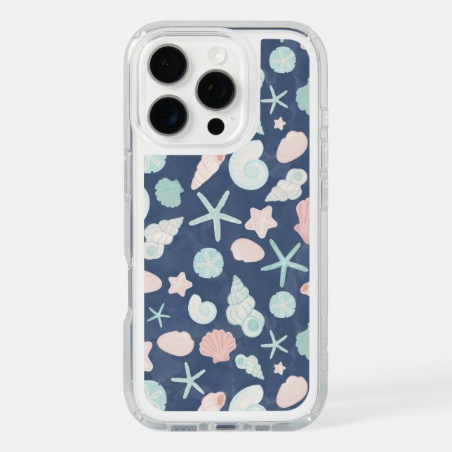 seashells pattern speck iPhone case (Front)