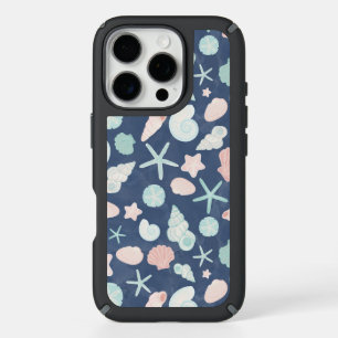 seashells pattern iPhone 16 pro case