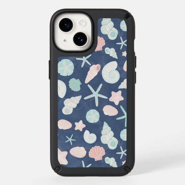 seashells pattern speck iPhone case (Front)