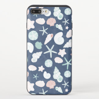 seashells pattern iPhone 8/7 plus slider case