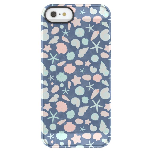 seashells pattern uncommon iPhone case (Back)