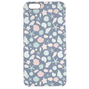seashells pattern clear iPhone 6 plus case