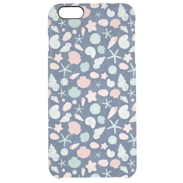 seashells pattern uncommon iPhone case (Back)