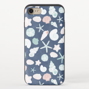 seashells pattern iPhone 8/7 slider case