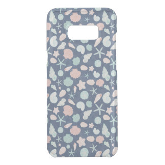 seashells pattern uncommon samsung galaxy s8+ case